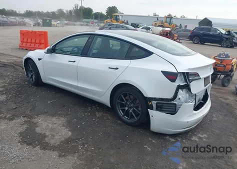 2021 Tesla Model 3 Standard Range Plus Rear-Wheel Drive from USA, damaged, VIN 5YJ3E1EAXMF838243